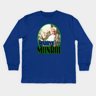 Marilyn Monroe: Wholesome & Hot Kids Long Sleeve T-Shirt